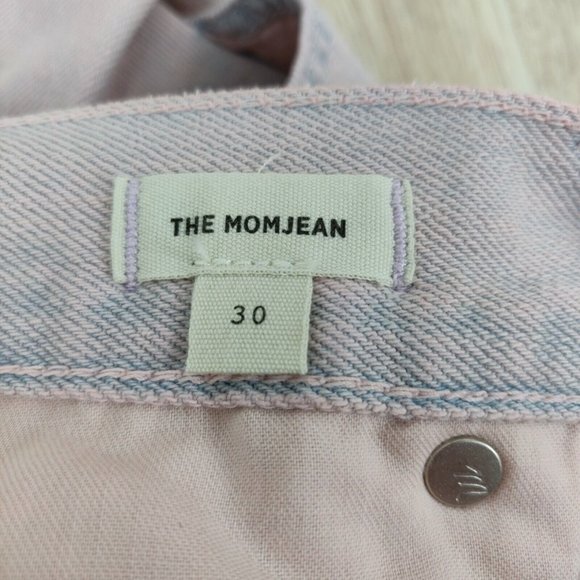 Madewell Size W 30 The Momjean Overdyed Edition Ankle Cropped Straight Jeans NWT - Picture 10 of 12